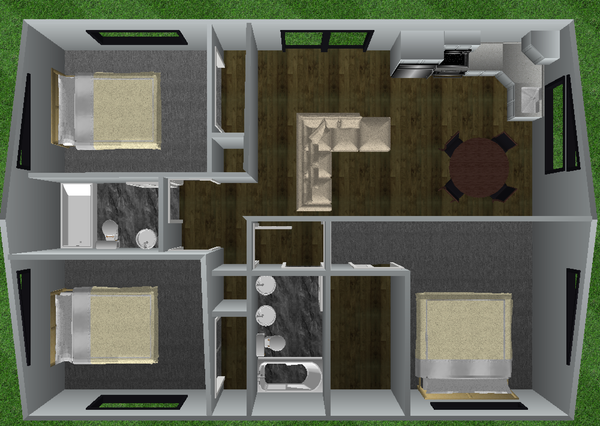 Aera Model 1000 — 3D floor plan