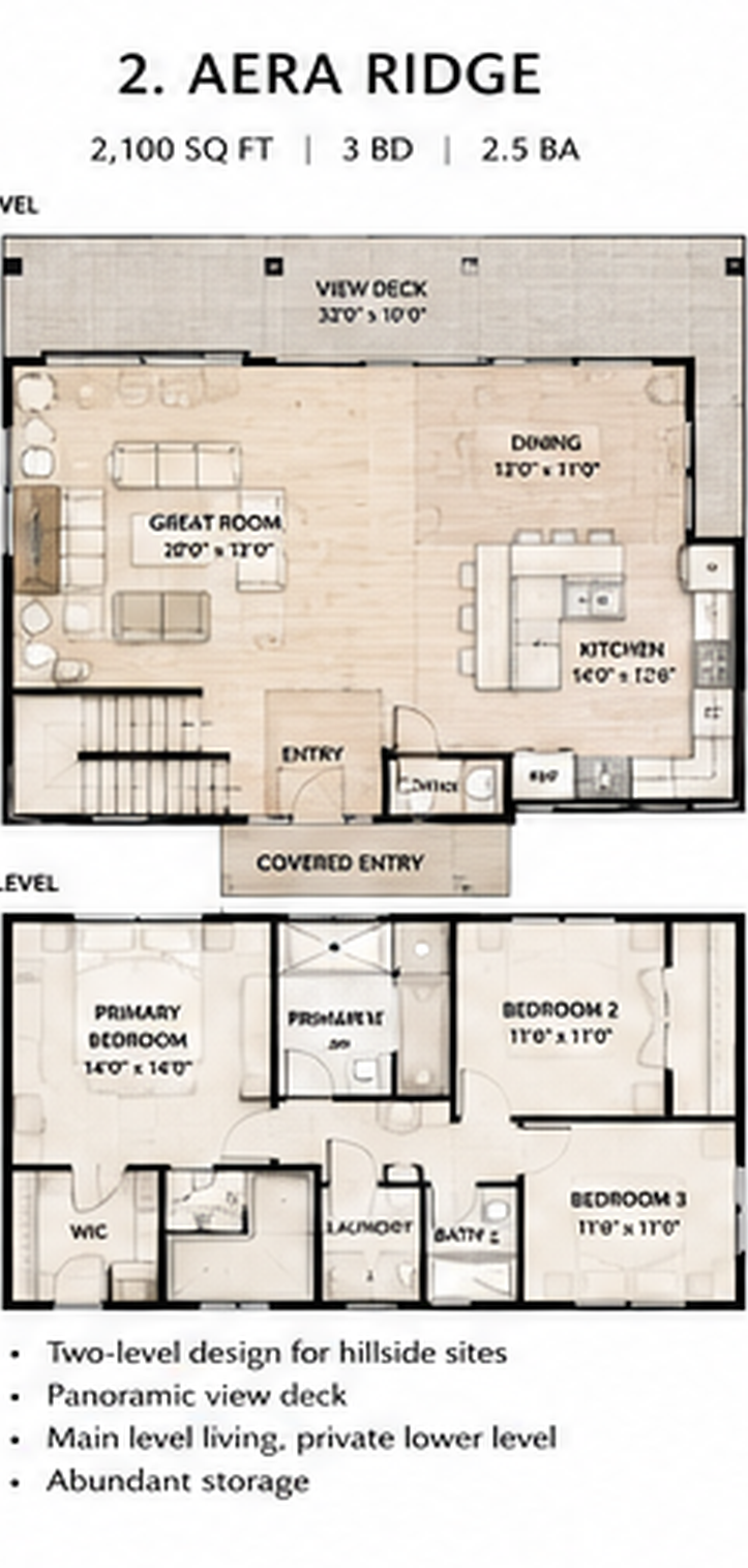 Aera Ridge floor plan