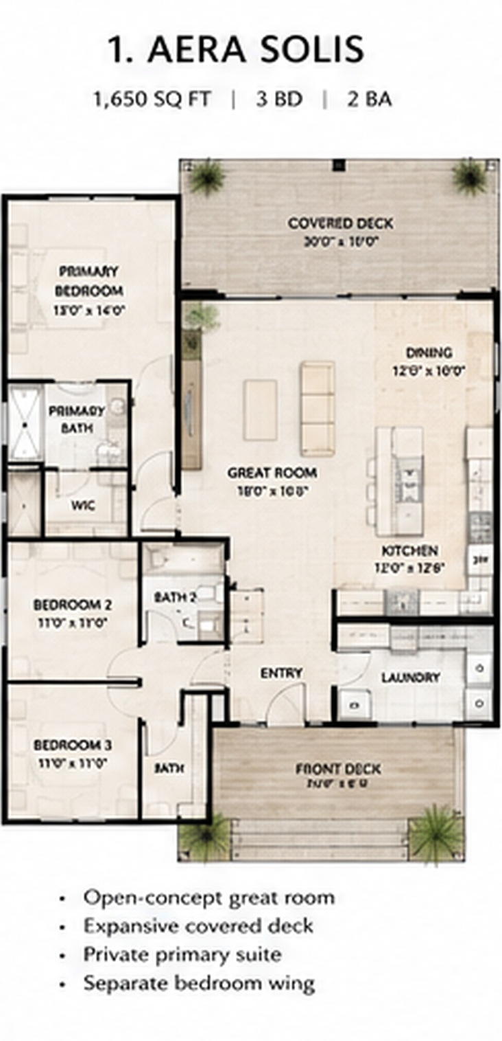 Aera Solis floor plan