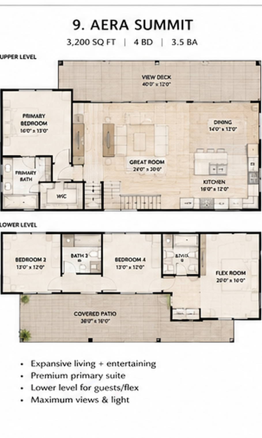 Aera Summit floor plan